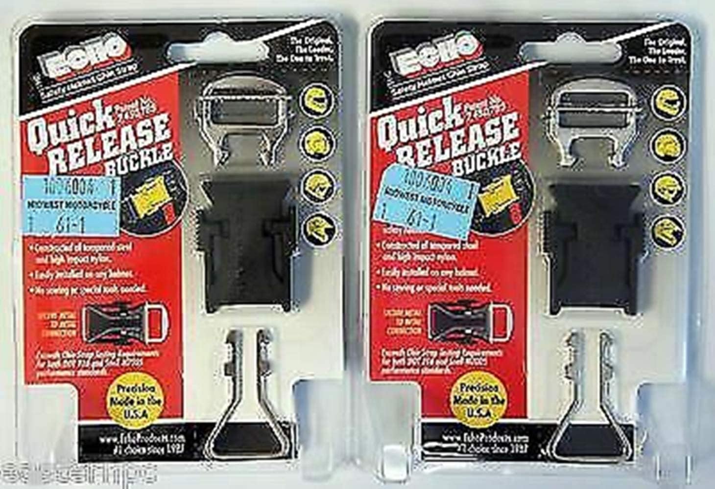 2 Pcs Quick Release Buckle Helmet Chin Strap M398