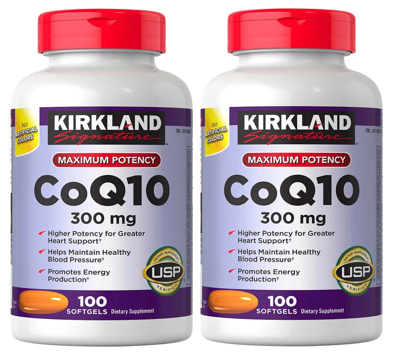 2 Pack CoQ10 300 mg., 100 Softgels E1693