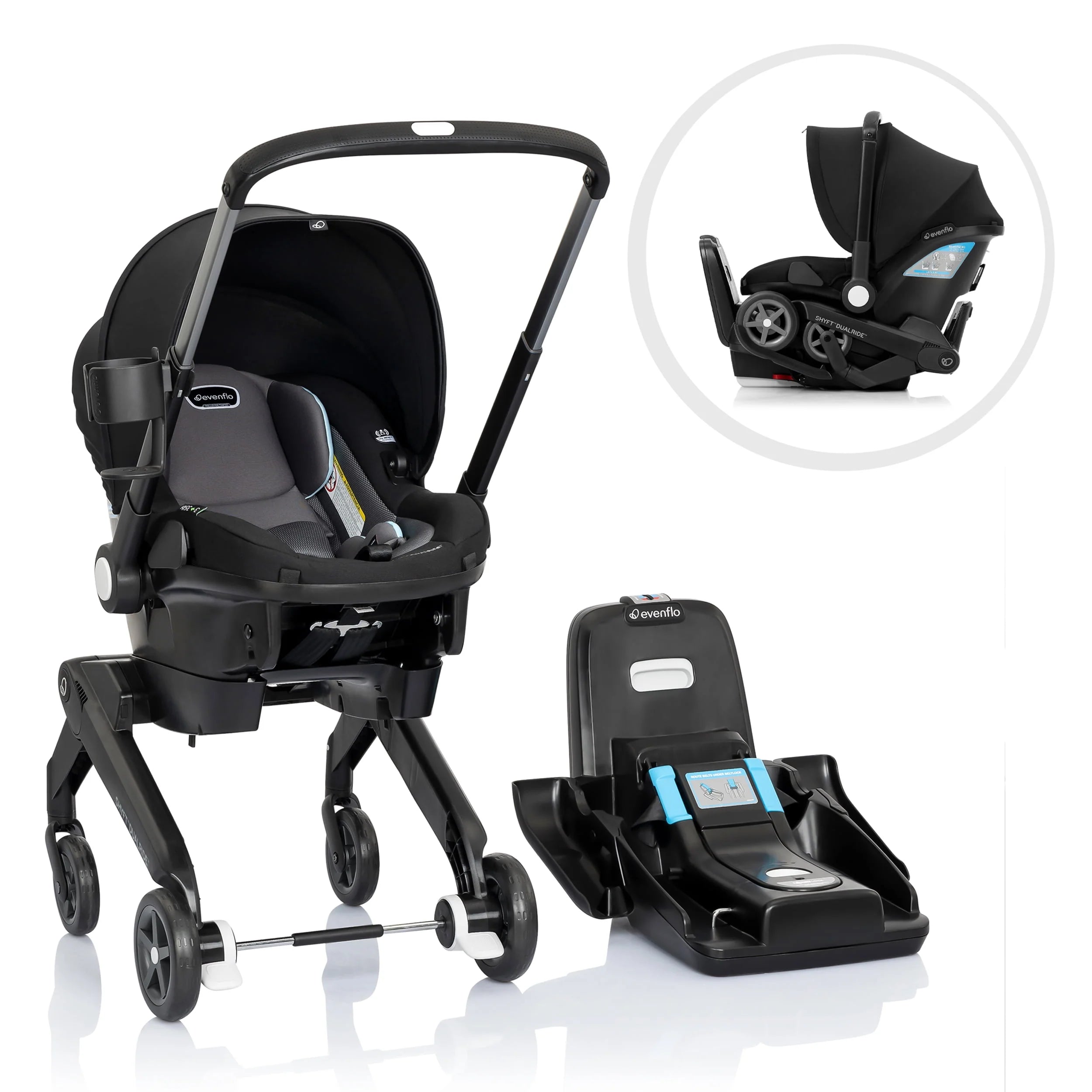 Infant Car Seat and Stroller Combo (Beaufort Black) D199384