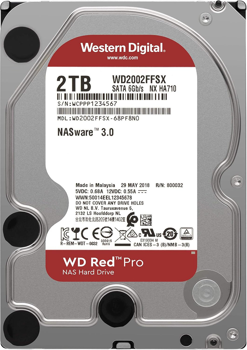12TB 7200 RPM SATA 6 Gb/s CMR 256 MB Cache 3.5 Internal Hard Drive G7584