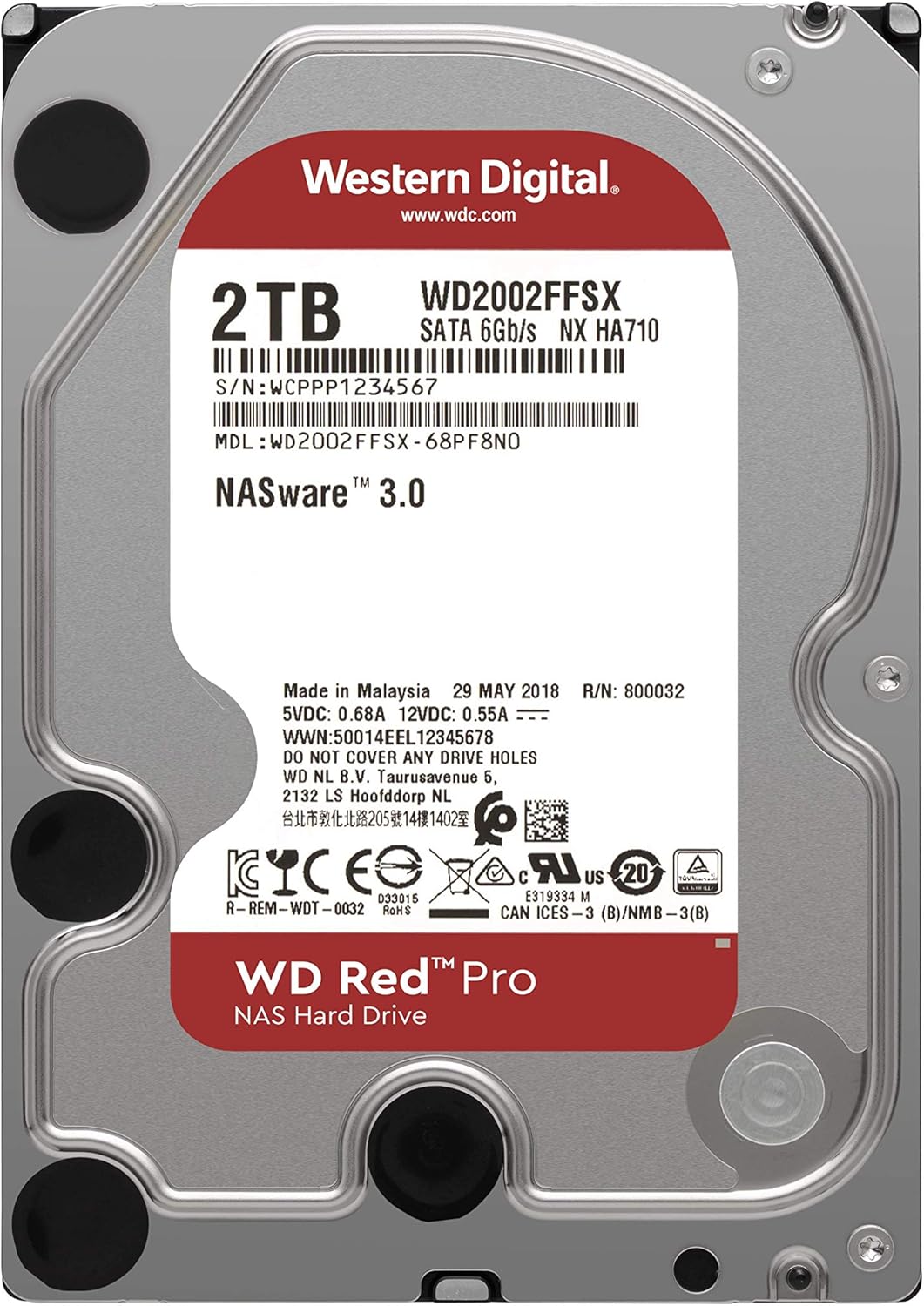 12TB 7200 RPM SATA 6 Gb/s CMR 256 MB Cache 3.5 Internal Hard Drive G7584