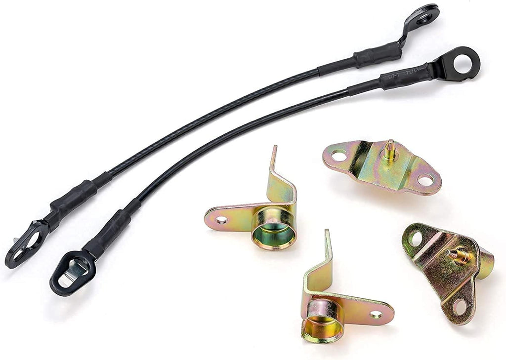 Tailgate Hardware Rebuild Kit Handle Bezel Latch Cables Rods Compatible with Chevrolet Silverado GMC Sierra 1500 2500 3500 G454923