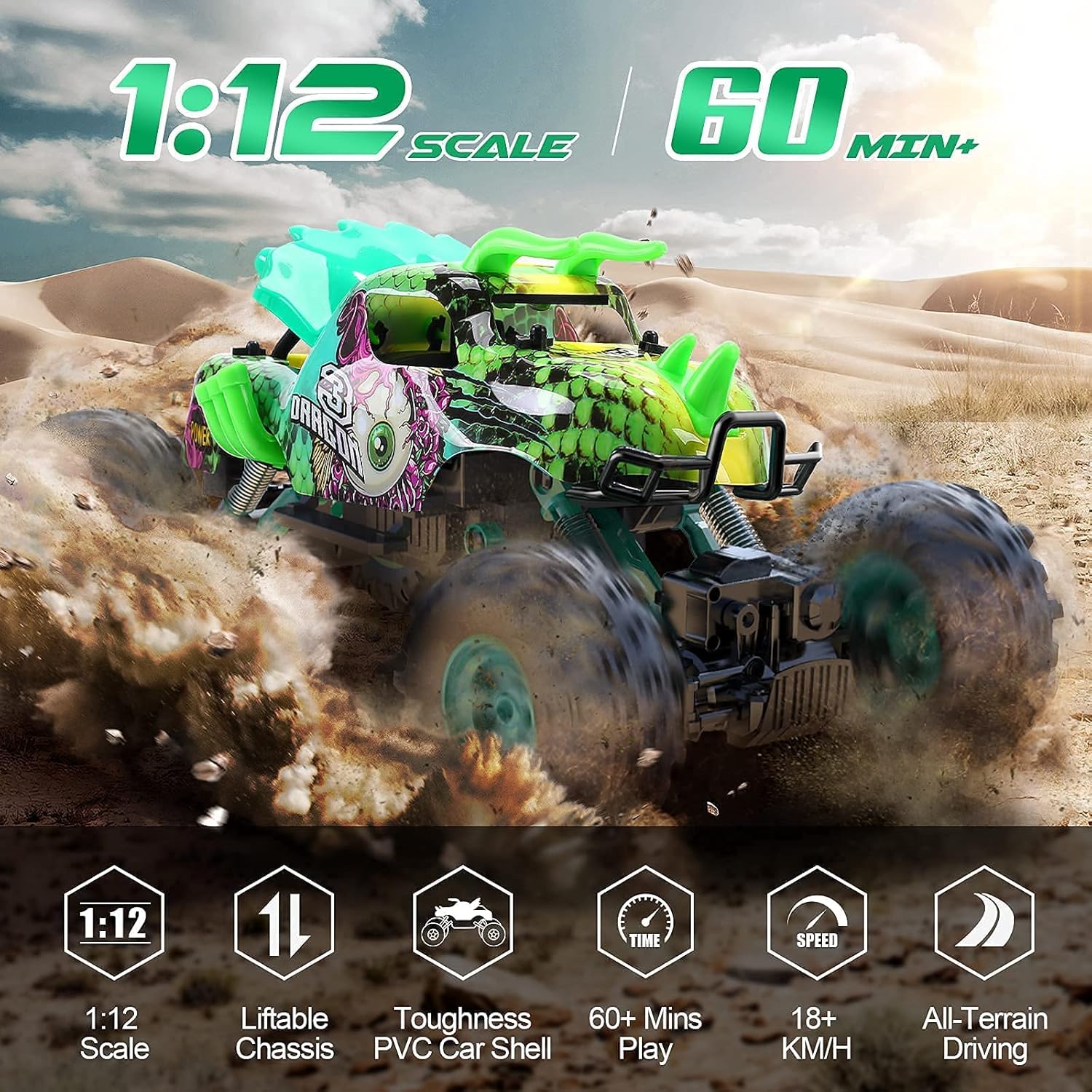 1:12 4WD Off Road RC Truck E21588