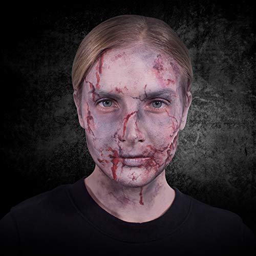 Zombie Alcohol-Activated Palette, Activator, and Remover Kit, Professional SFX Makeup Set R240