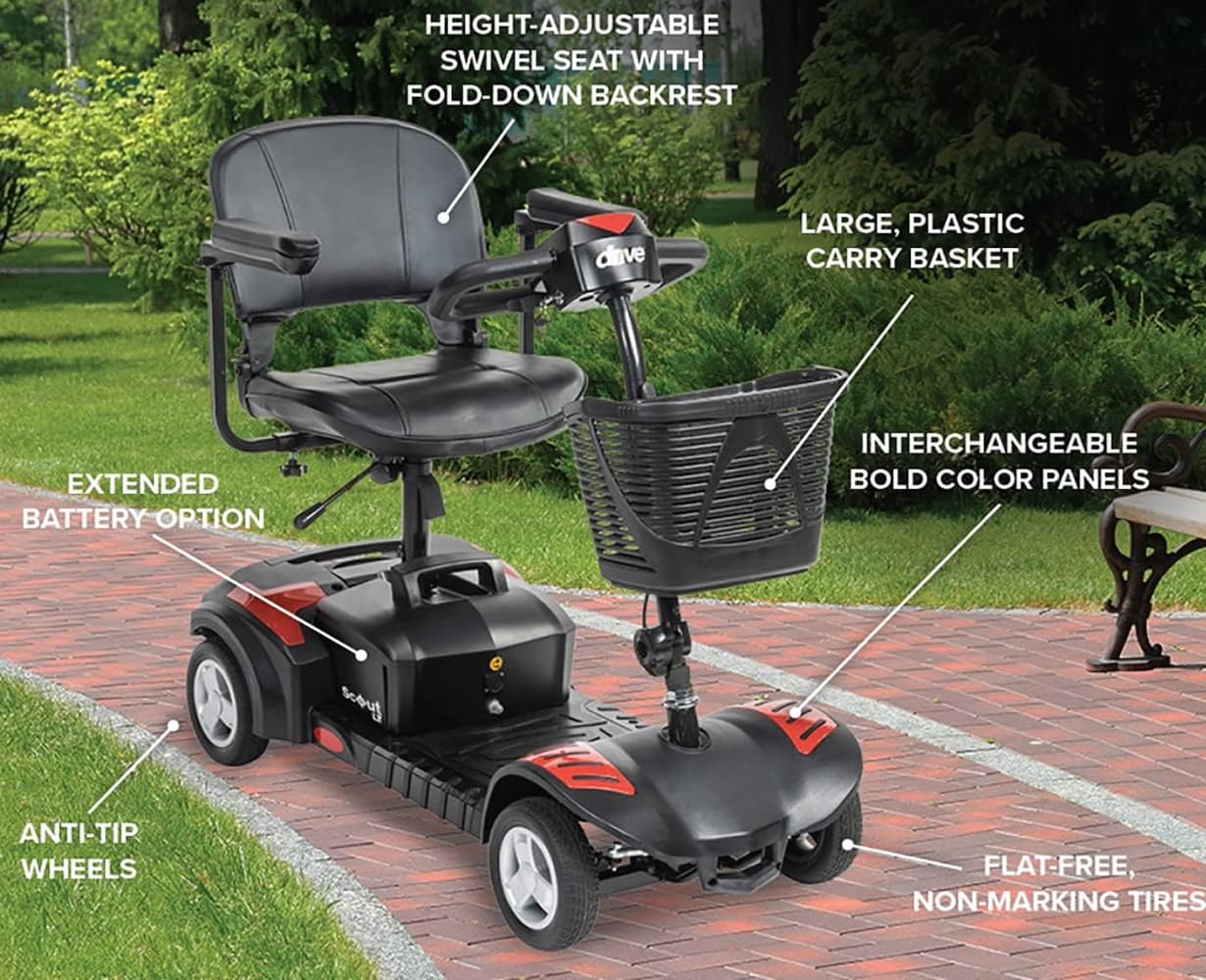 Scout 4 LT Travel Power Mobility Scooter X3763