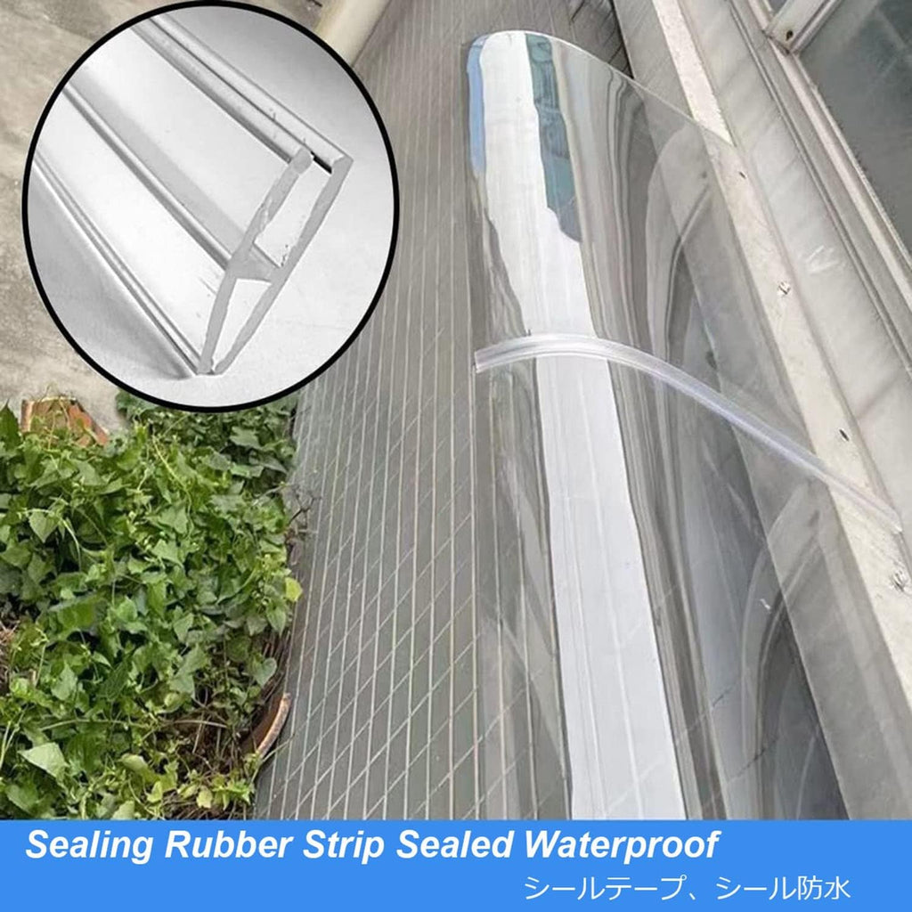 Clear Polycarbonate Awning Sheet (15.7X39in) N19917