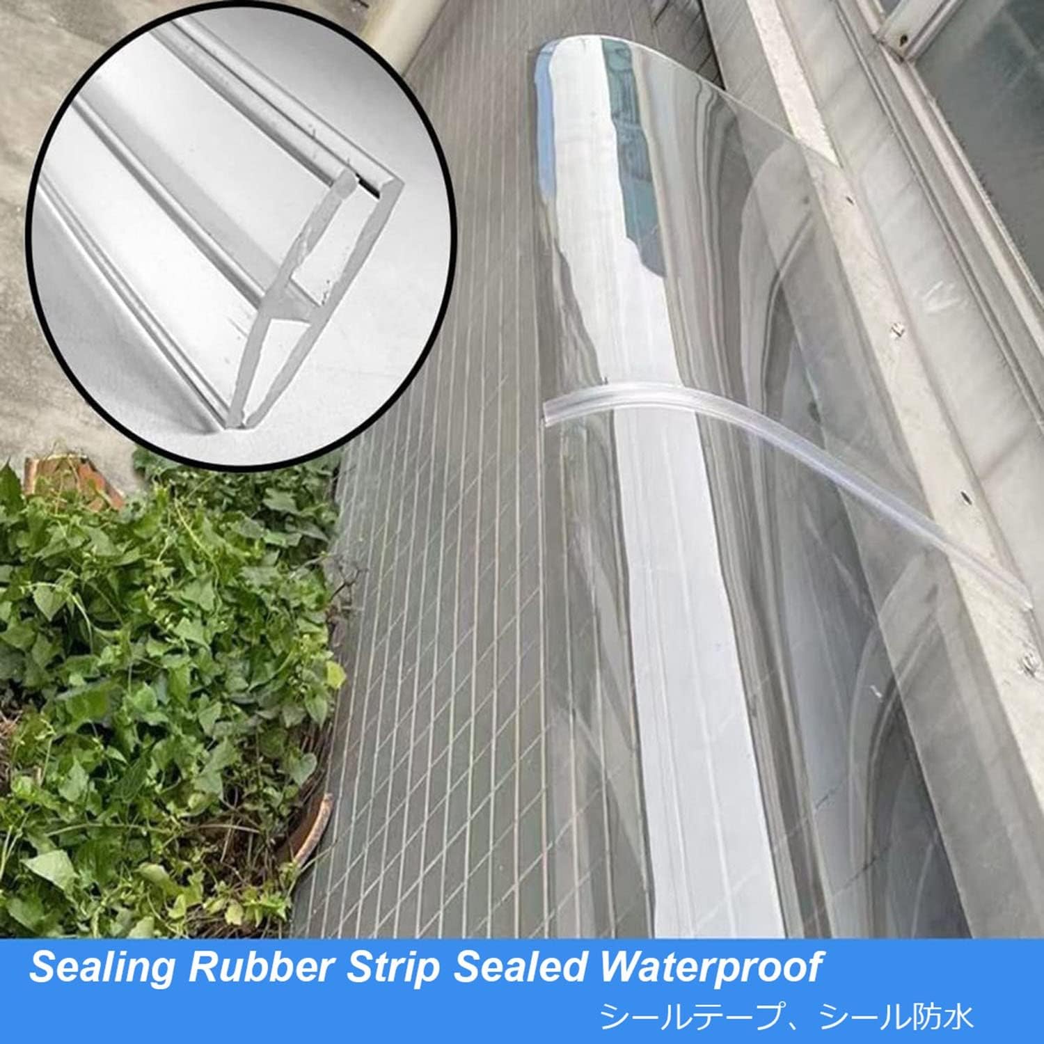 Clear Polycarbonate Awning Sheet (15.7X39in) N19917