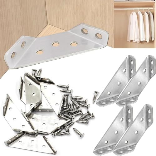 10PCS Universal Furniture Corner Connector with 80 Nails N723