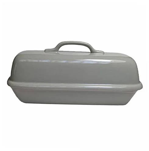 Grey Glaze Covered Bread Baker E381296