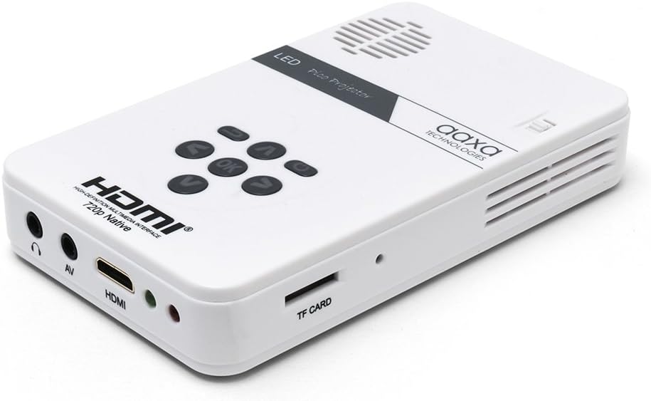 Pico Portable Mini Projector with Built-in Media Player and Speakers R8065