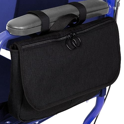 Wheelchair Carry Bag Arm Rest Pouch Side Storage Organizer L225899