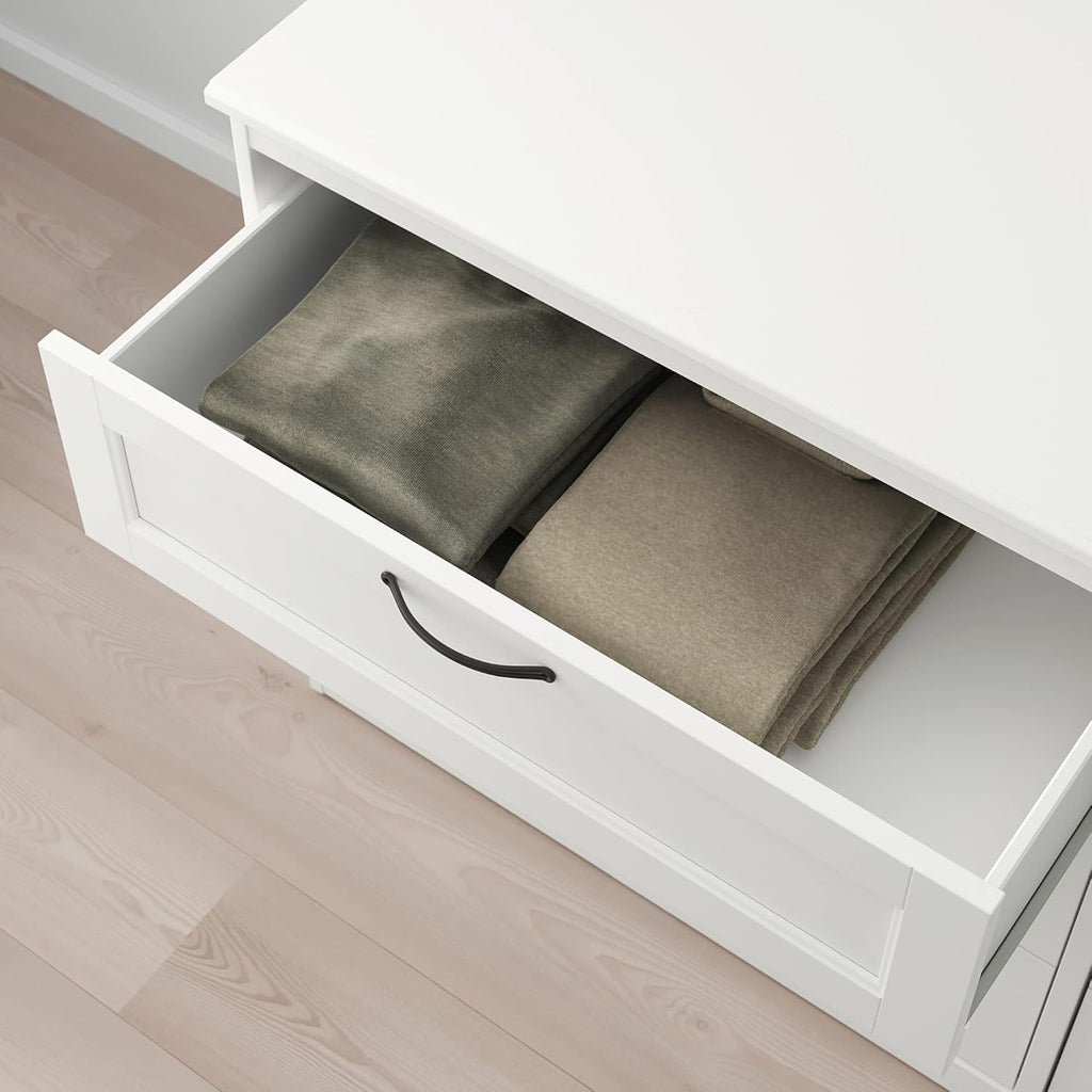 White 6 Drawer Chest R5538