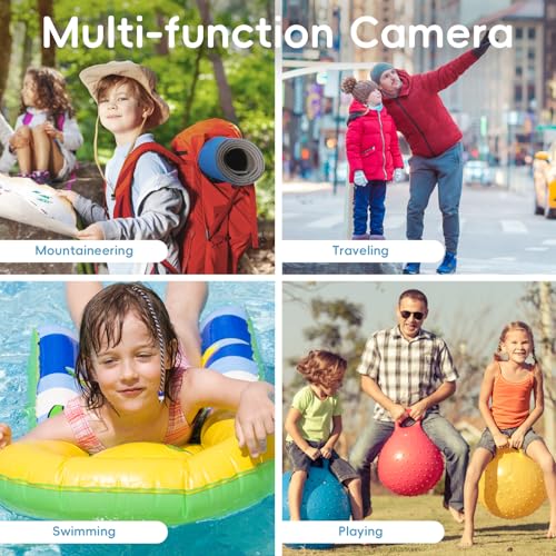 10 FT Waterproof Floating Camera with 32GB Card, Dual Screen Selfie Camera, 48MP 18X Autofocus Compact Digital Camera R541329