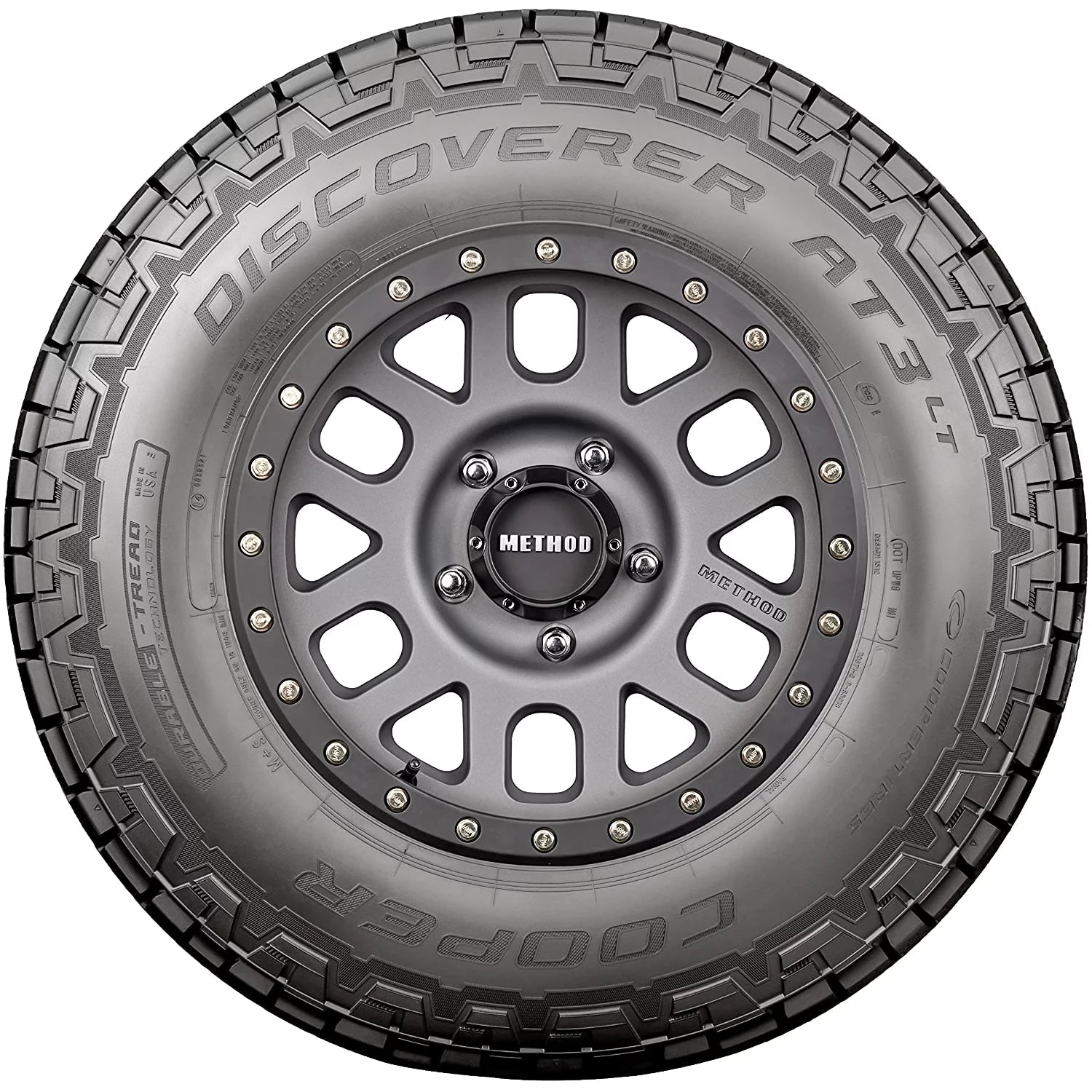 Set of 4 Cooper Discoverer AT3 LT 265/65R18 Load E (10 Ply) A/T All Terrain Tires Z388