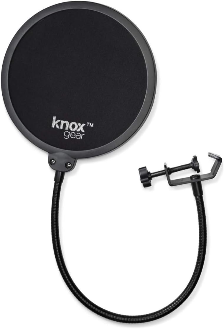 AudioBox 96 Interface with Microphone, Headphones, XLR Cable Bundle with Studio Stand, Pop Filter and Shock Mount (7 Items) O840689