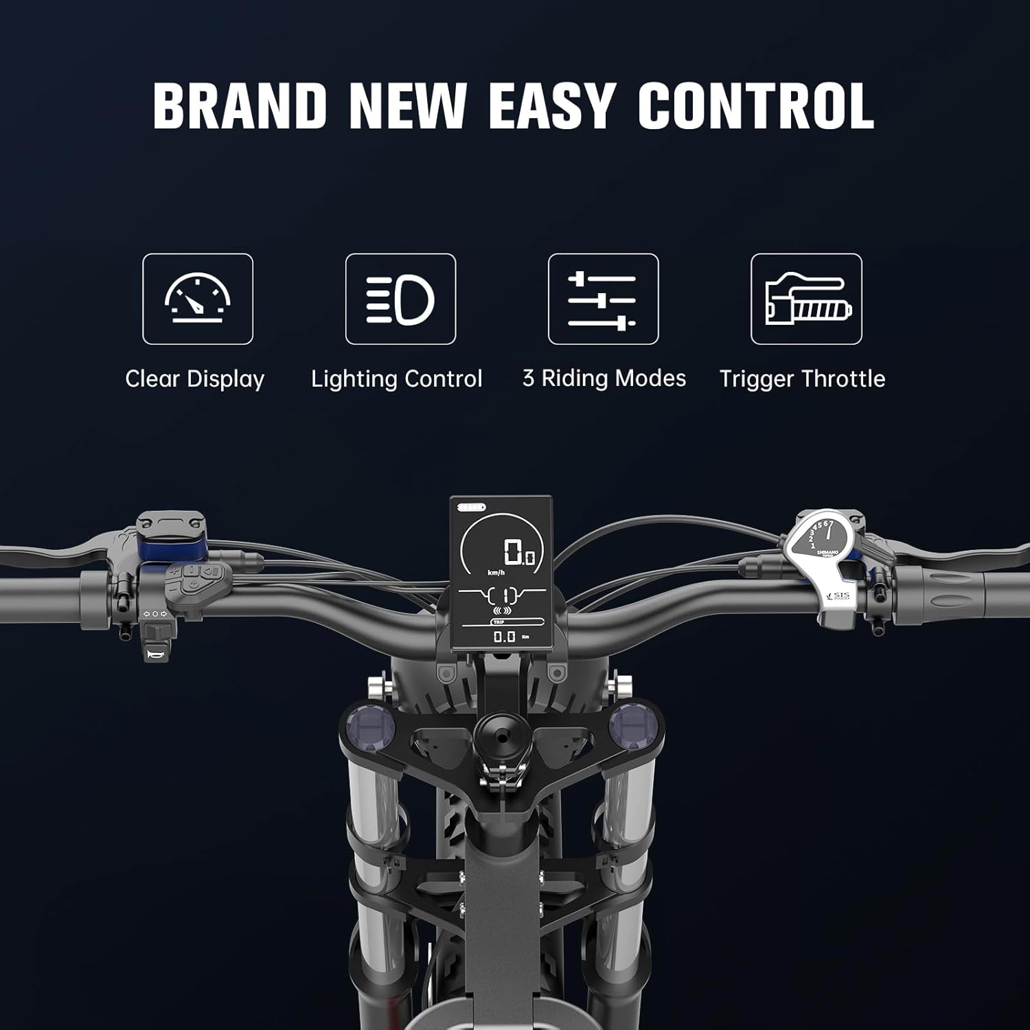 2000W 35AH Removable Battery 20" Mountain Electric Bike U4010