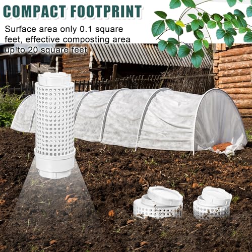 4 Pcs Worm Composter Compost Bin B125061