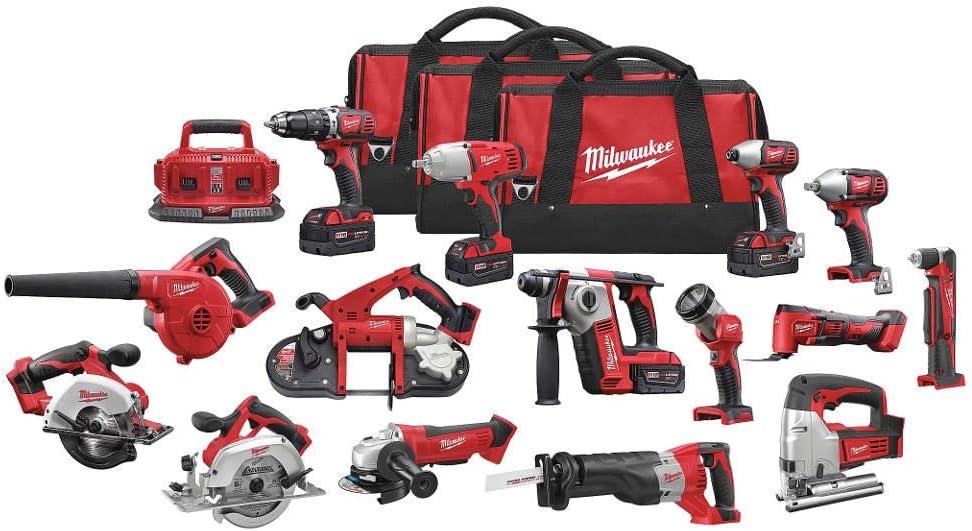 15 Tool Kit with 4 Xc Batteries I295006