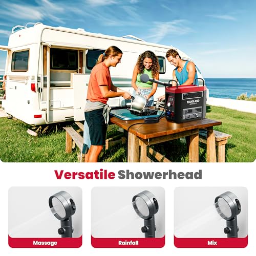 1lb Propane Portable Water Heater with Pump M445