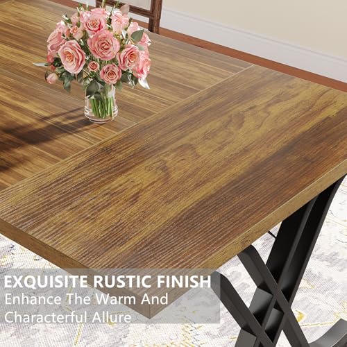 63 Inch Rectangle Wood Dining Table W32295