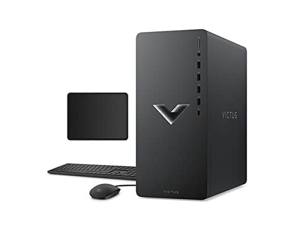Black AMD Ryzen 7 5700G Desktop with AMD Radeon RX 6600XT Q1700