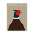 South Dakota Pheasant Canvas Art A5225