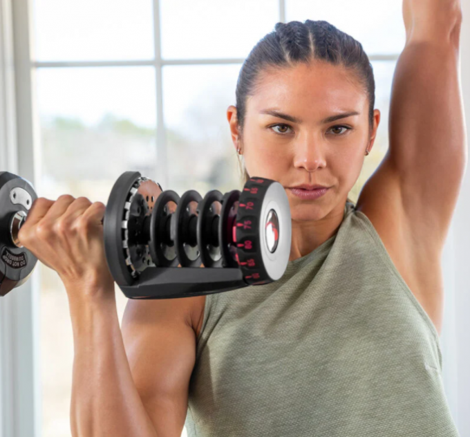Adjustable Dumbbells (Pair) with Dumbbell Stand W531348