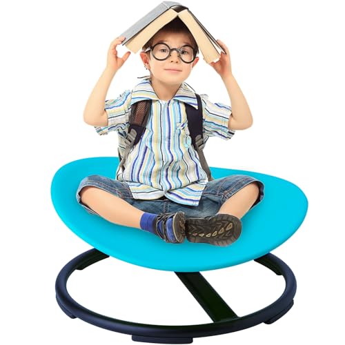 Blue Non-Slip Swivel Chair S893