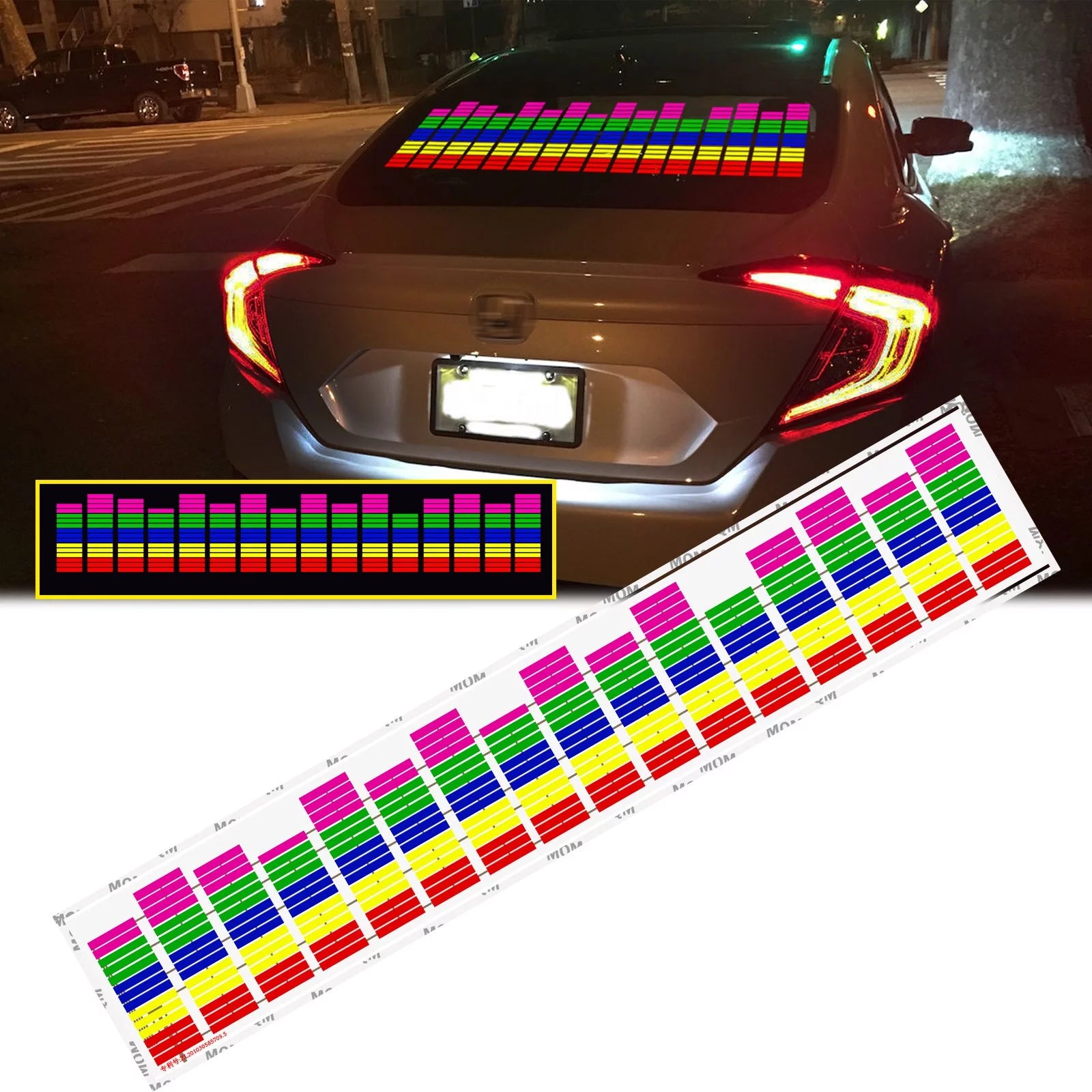 Multi Color Car LED Light 27.63" x 6.53" L6010
