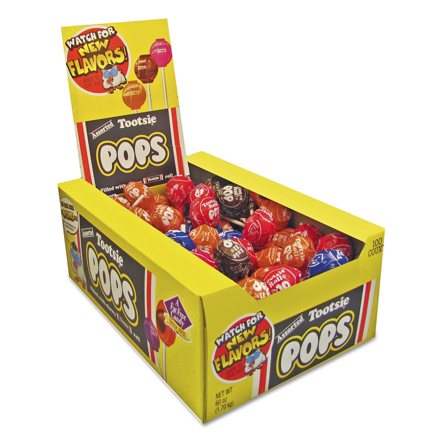 Tootsie Roll Assorted Pops 100 ct R42679