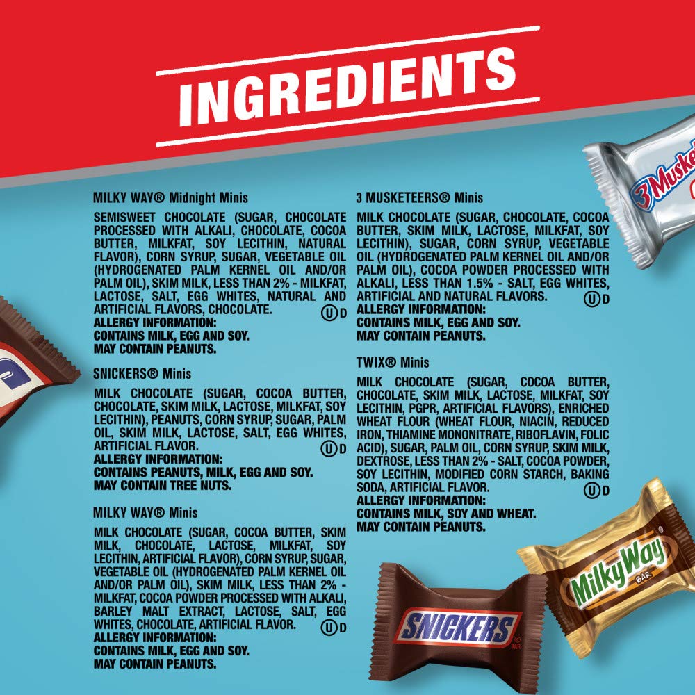 40 oz 135 Piece Milk Chocolate & Dark Chocolate Candy Bars Variety Pack H82262