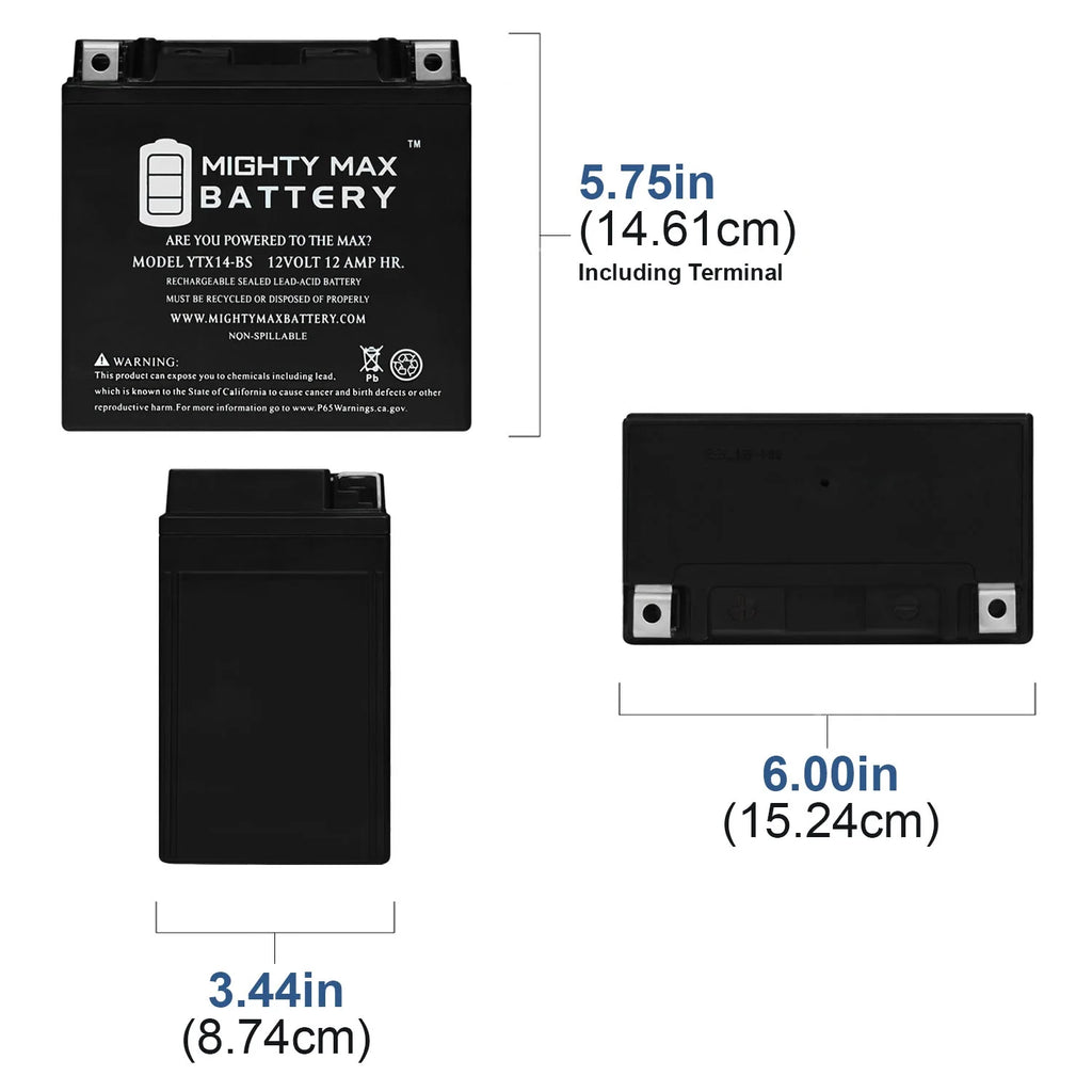 YTX14-BS Battery S2072