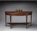 Demilune Console Table in Nutmeg W72390