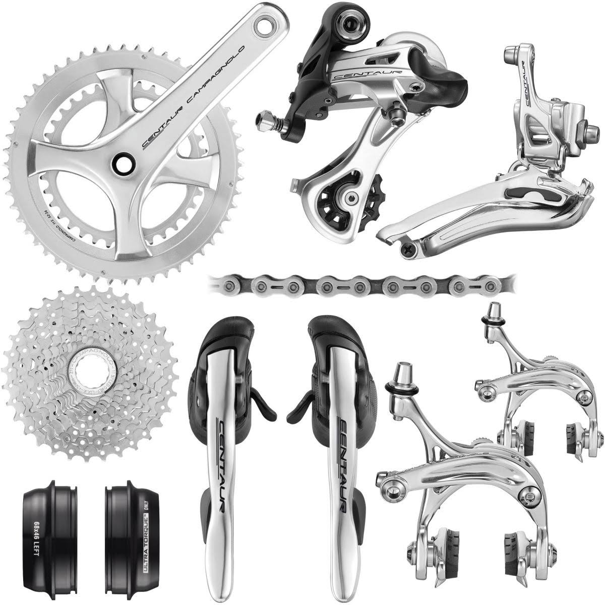 11 Speed Rim Brake Road Groupset - Silver R202431