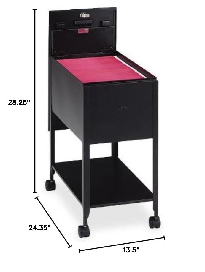Mobile Tub File with Locking Lid M181862