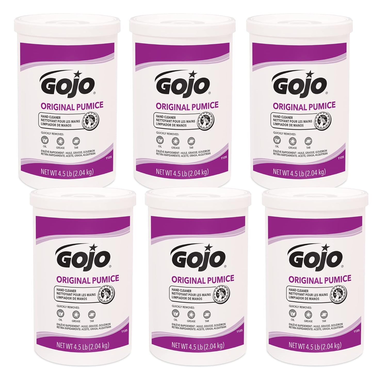 4.5 lb Waterless Pumice Hand Cleaner (Pack of 6) F351