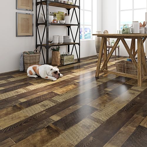 24x394 Wood Floor Contact Paper Peel and Stick Vinyl Flooring Roll S359