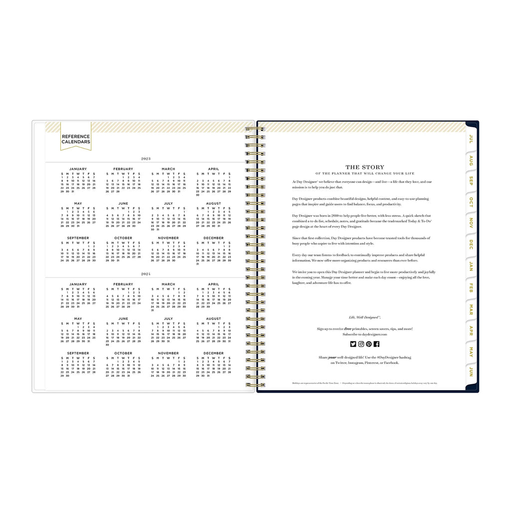 8.5x11 Weekly Monthly Planner W8038