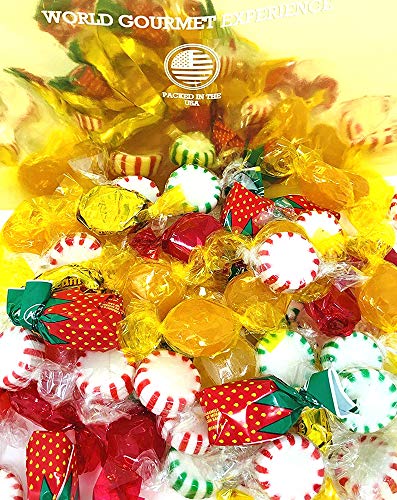 Traditional Sour Fruit Balls Hard Candy 1 Pound M96991