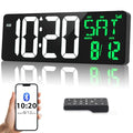 17 Inch Digital Wall Clock with Remote N3953