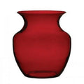 Ruby Red Rose Glass Vase Set of 4 N614062