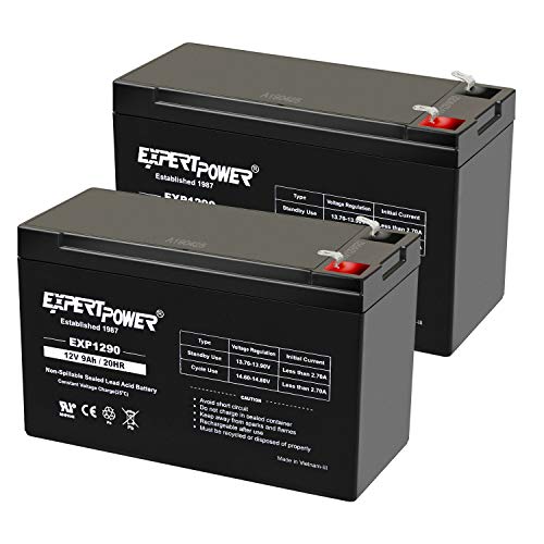 12v 9ah Sealed Lead Acid Battery with F2 Terminals 2 Pack P465