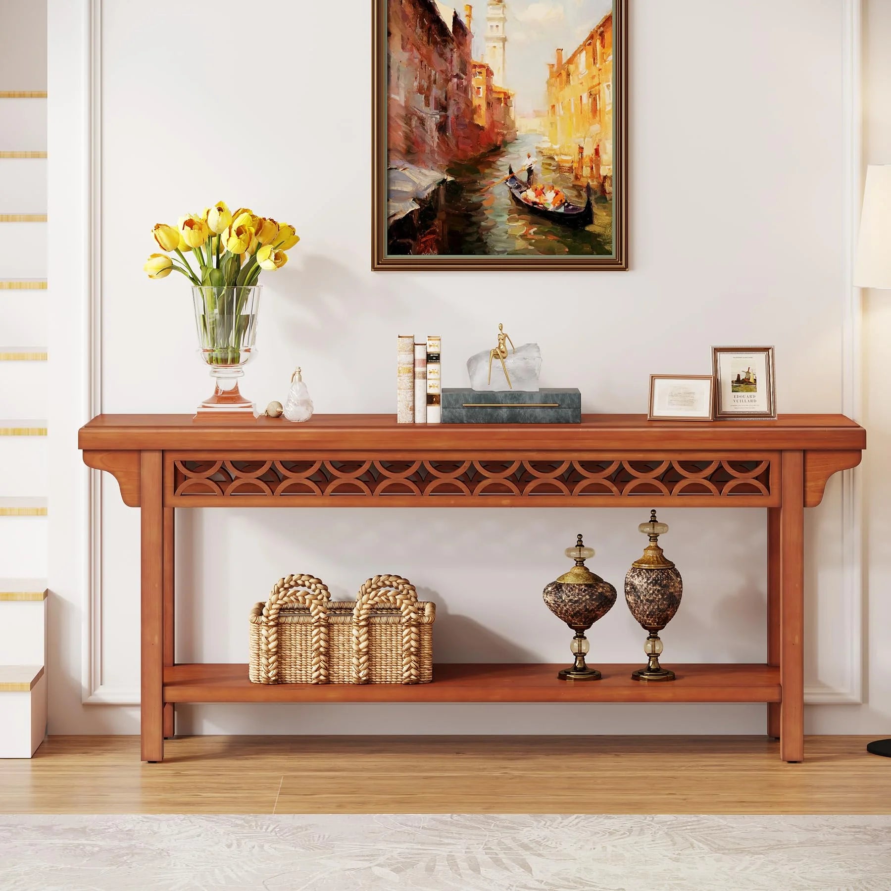 70.8 inch Solid Wood Console Table P24422