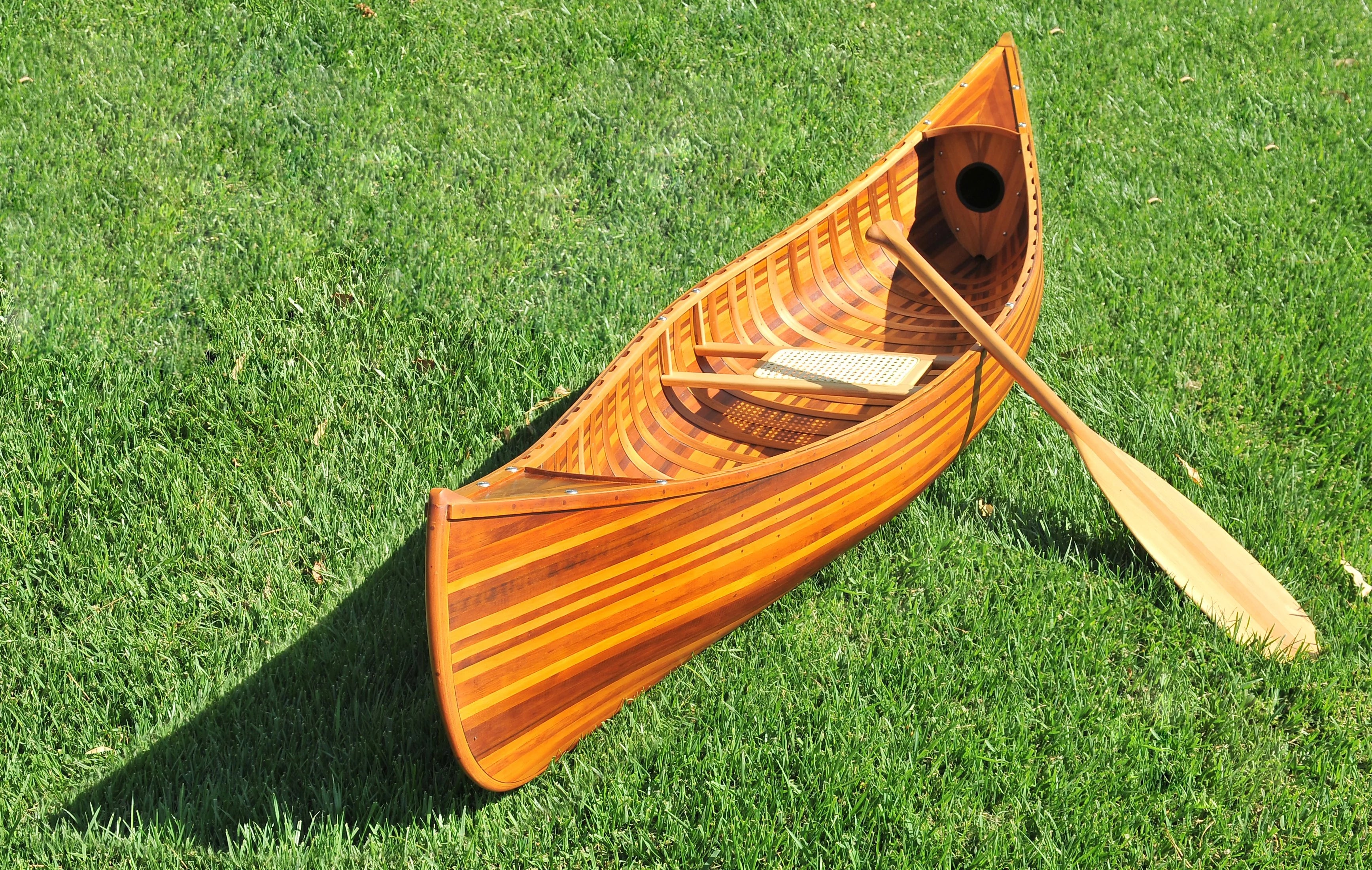 10 ft Wooden Canoe T265