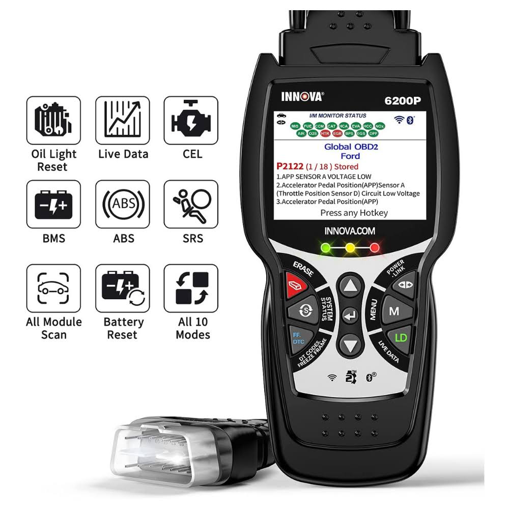OBD2 Scanner Code Reader with Battery Reset Oil Light Reset C562