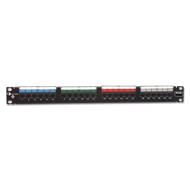 24 Port Cat 5e 1U Patch Panel W49930