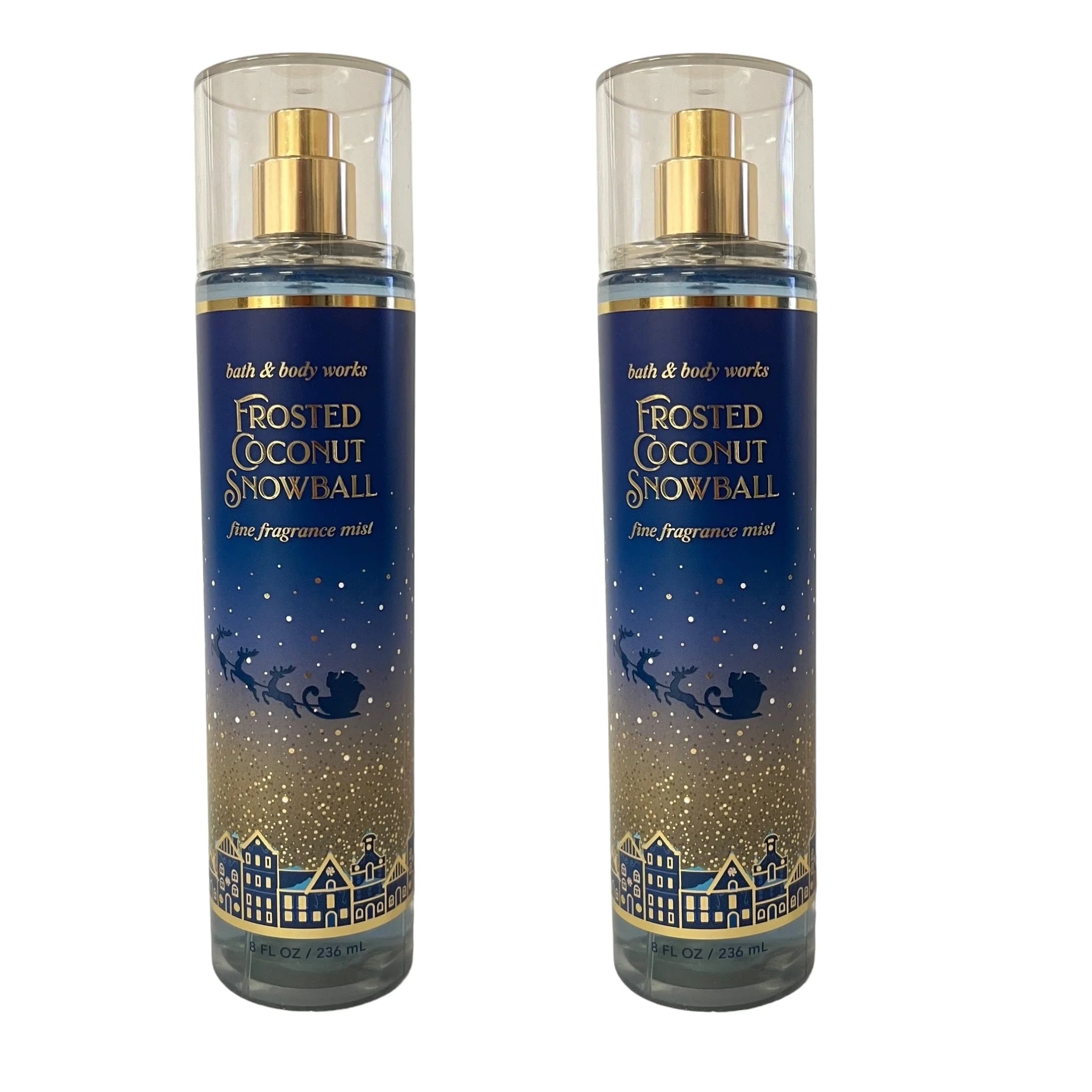 Frosted Coconut Snowball Fine Fragrance Mist 8 fl oz 2 Pack Z8910