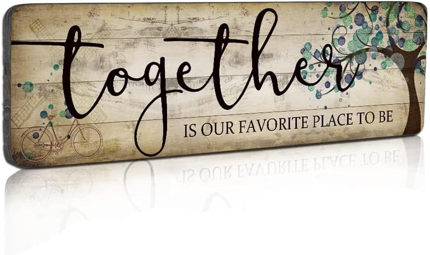 16"x5" Wood Wall Sign K605536