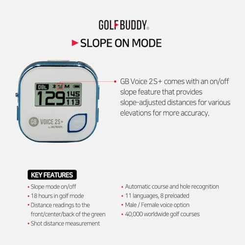 Blue Talking GPS Rangefinder with Slope Mode C338380