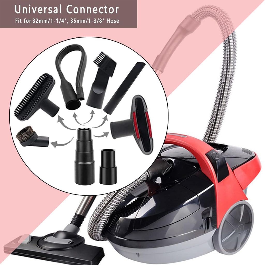 5PCS Vacuum Soft Bristle Round Dust Brush Attachment D5470